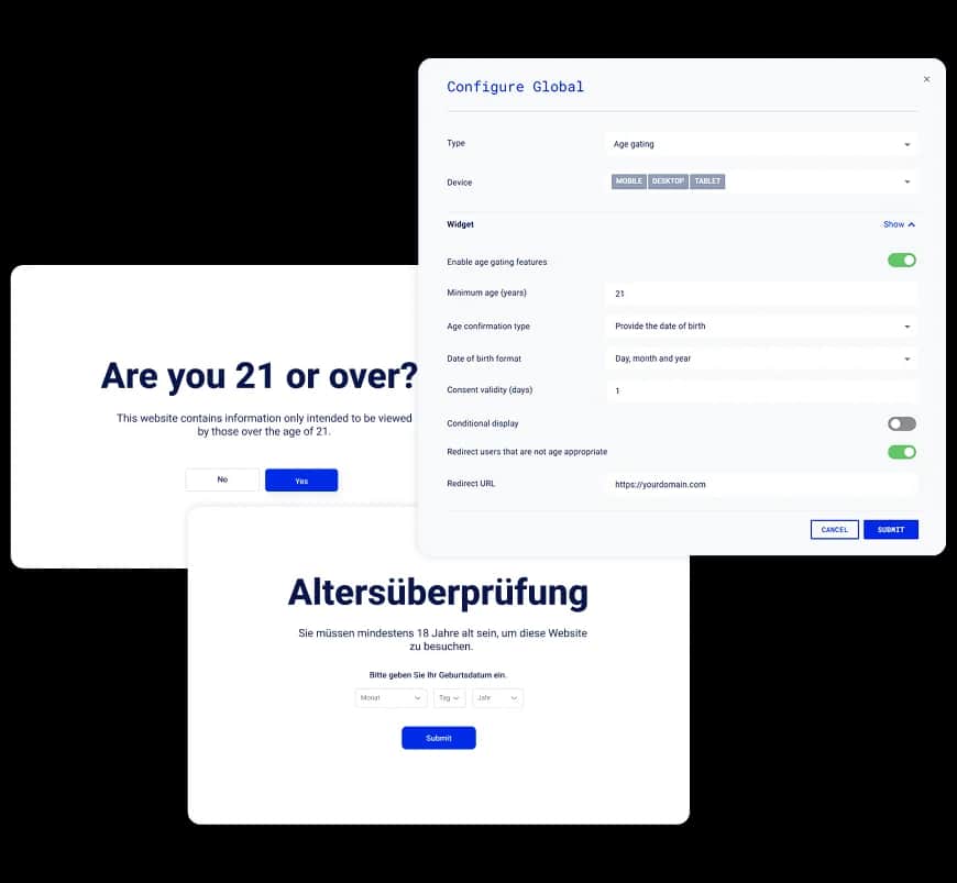 Age Gating Hero image