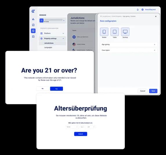 Age Gating solution