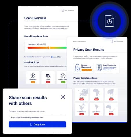 Clym scanner results visual