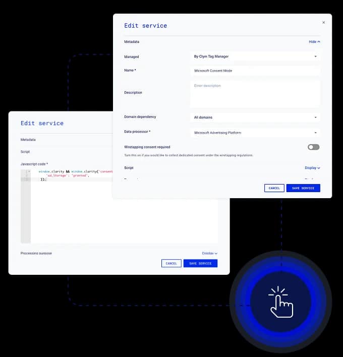 Flexible configuration section image