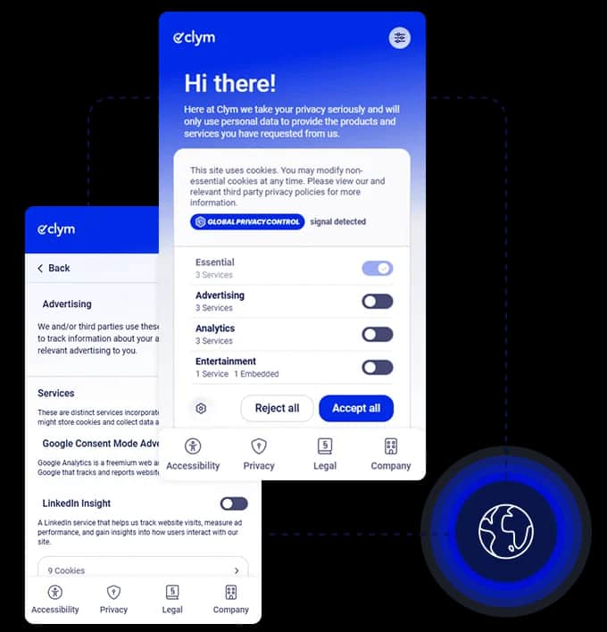 Clym key capabilities visual