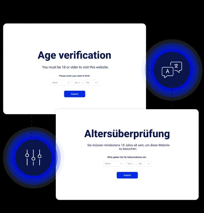 Age gating flexible configuration