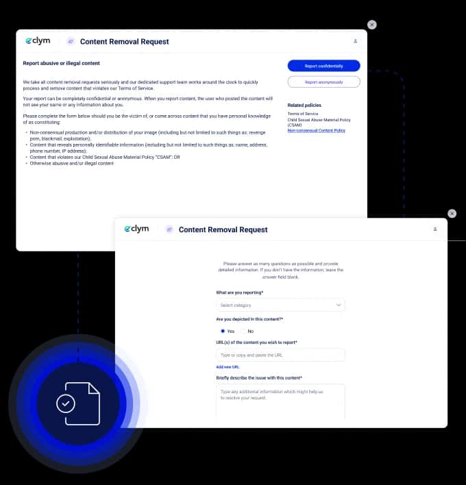 Content takedown key capabilities