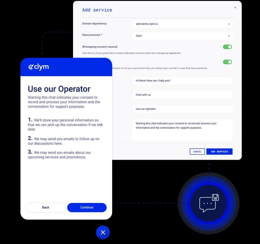 Clym wiretapping header visual