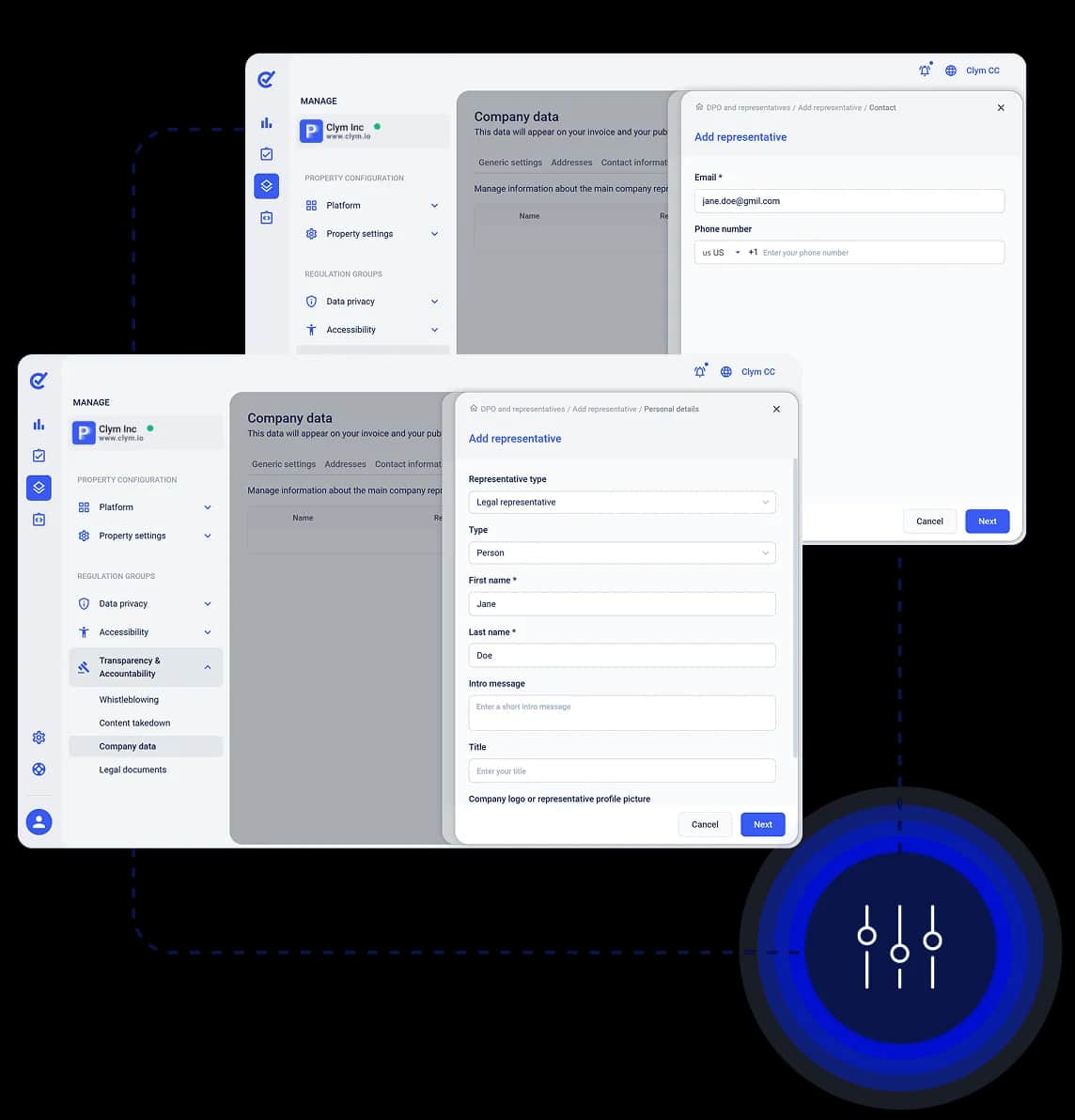 Company Data Flexible Configuration