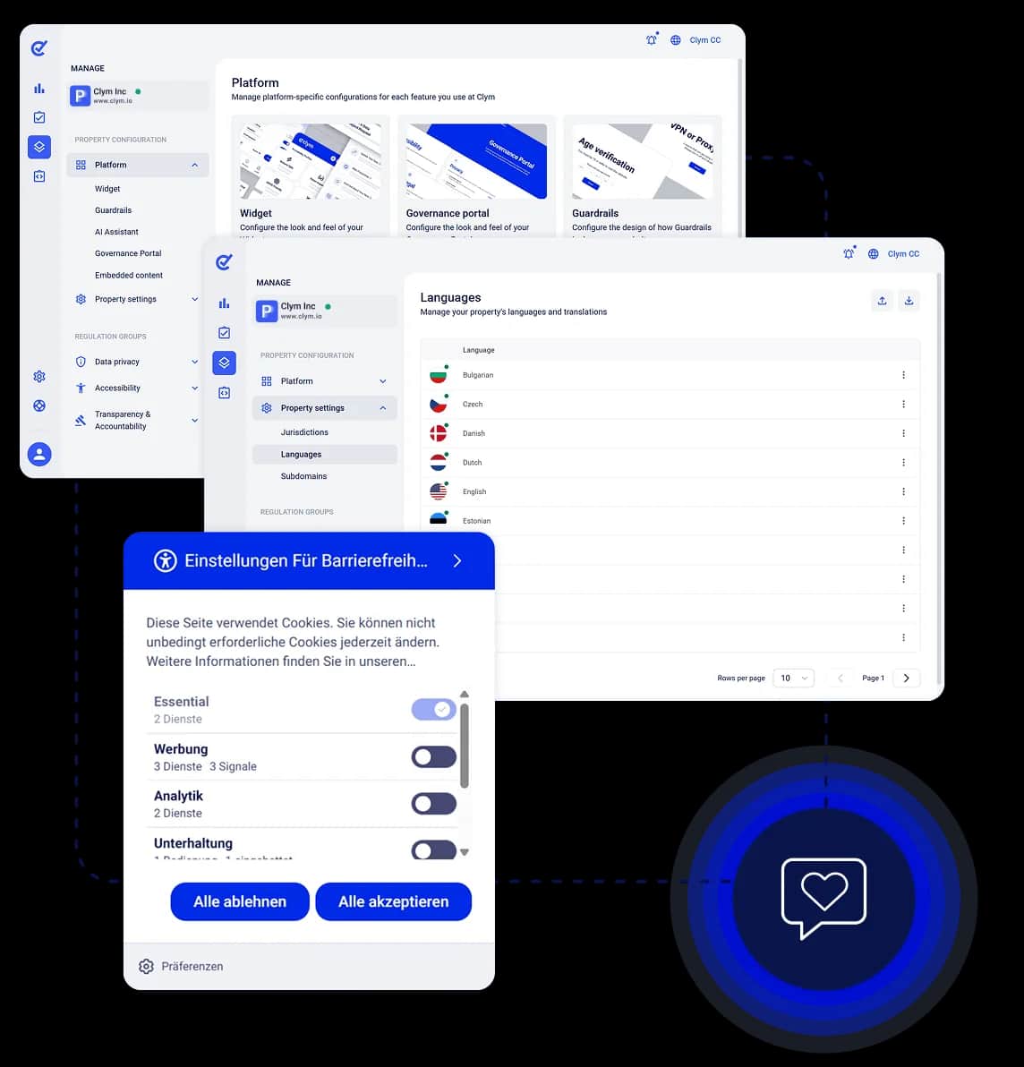 Localization Flexible language support