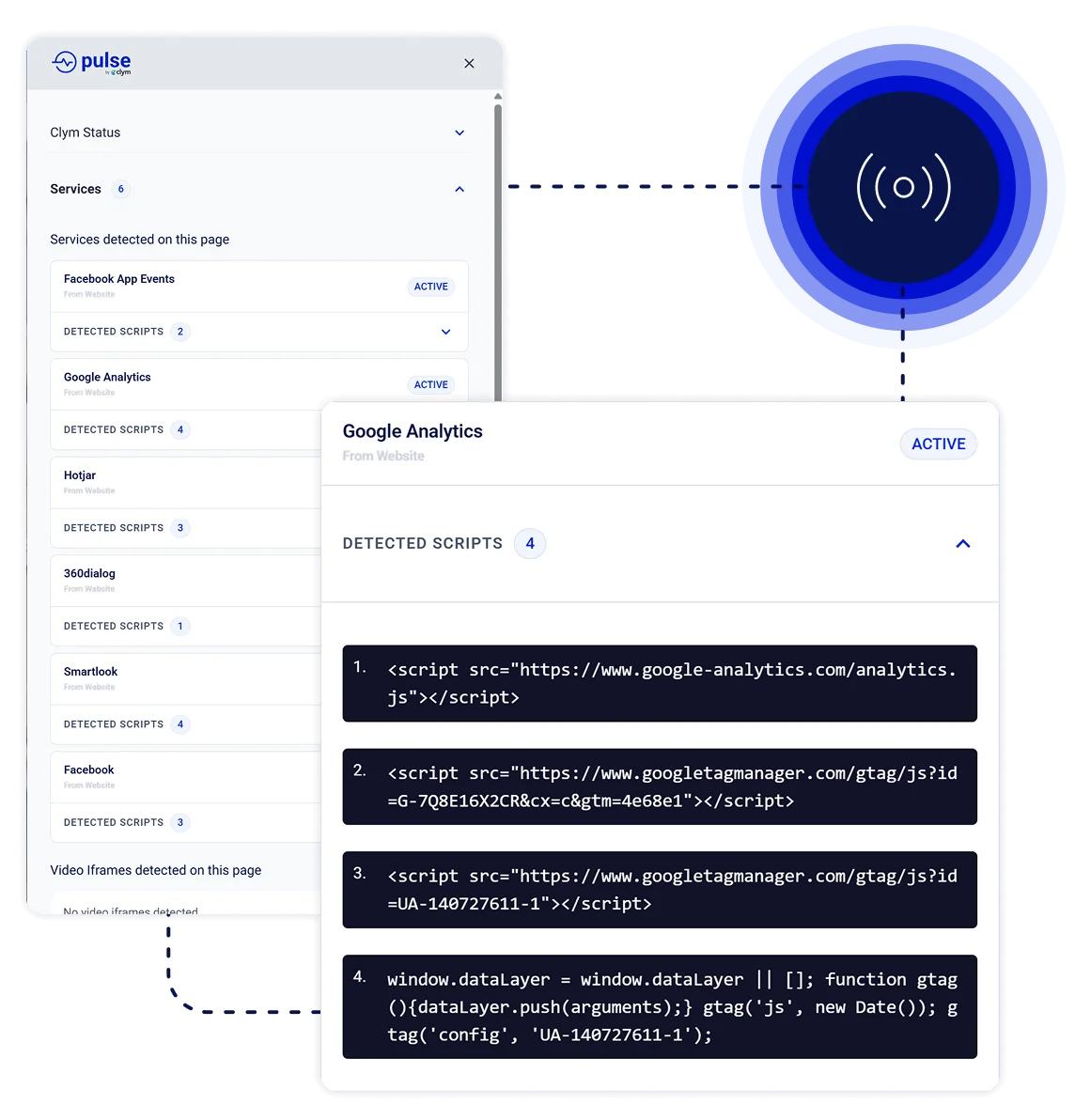 Clym Pulse Live Service and Category Detection